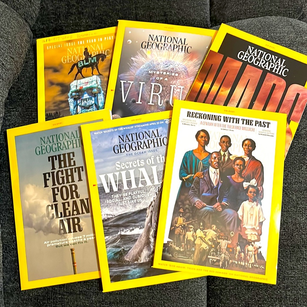 National Geographic 2021 (LOT OF 6)